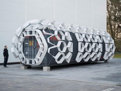 Ordinary Shipping Container Transformed into Astronaut Housing