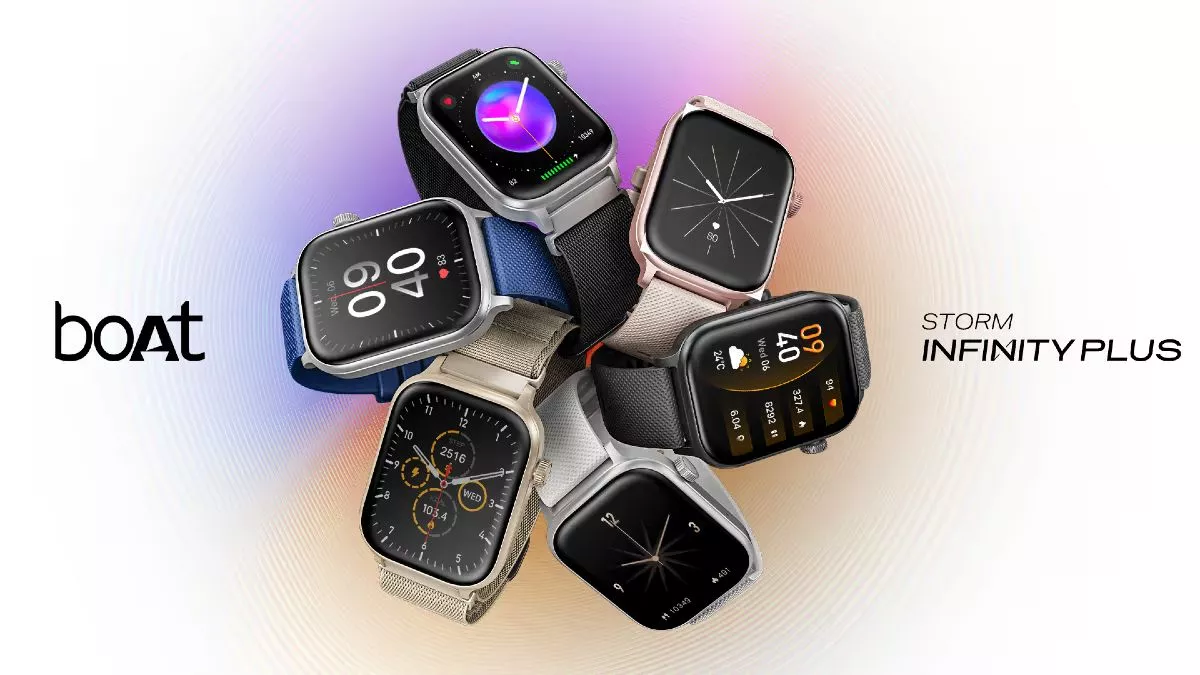 boAt Storm Infinity Plus Smartwatch Launched in India with 1.96-Inch Display and 30-Day Battery Life